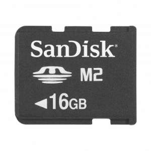 Sandisk 16GB M2 Memory Stick/Card Micro (Sony M2): Brand New (Sealed) Special Promotion