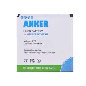 Anker 1900mAh Battery for HTC Sensation, Sensation XE, EVO 3D, Mytouch 4G Slide (Brand New)