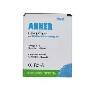 Anker 1900mAh Battery for Samsung Galaxy S2 II GT-I9100, S2 II i9100,S2 II 9100G (Brand New)