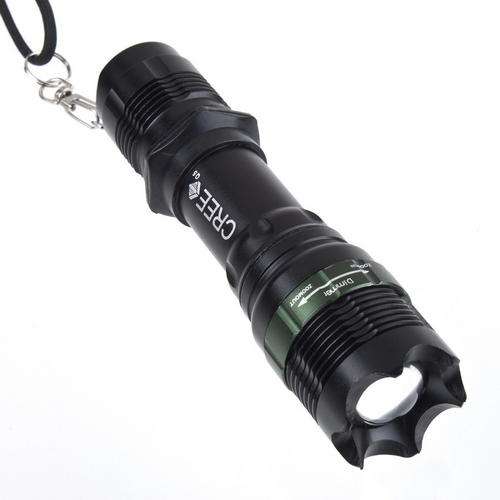 7W CREE Q5 LED Flashlight Torch Zoomable Focus SA-9 High Power Dimmer 400LM (New)