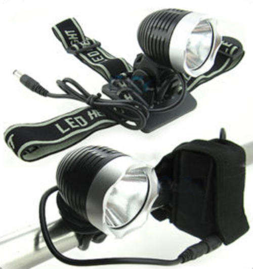 CREE XM-L T6 1600Lm LED Bicycle Head Light HeadLamp/headlight & Rear Light + Battery Pack & Charger