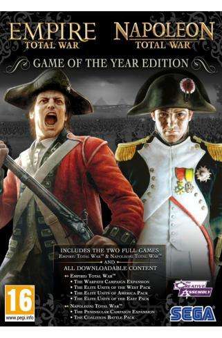 Empire and Napoleon Total War Collection GOTY: PC Game (PC) Brand New (Sealed) Limited Offer.