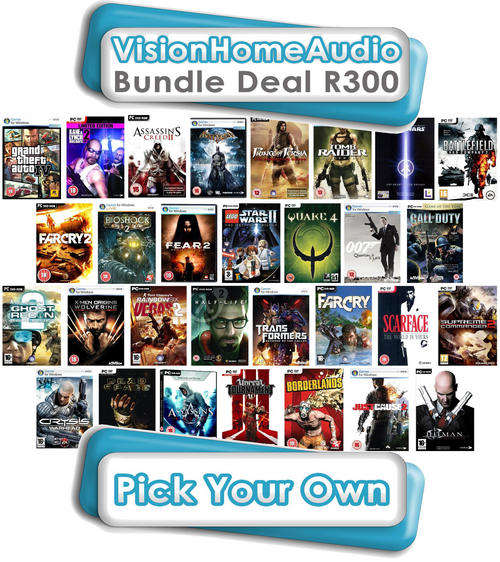 Create Your Own Bundle Deal:Any 2 Games For Only R300 (PC-Mac Action-Shooter)Titles From S to S