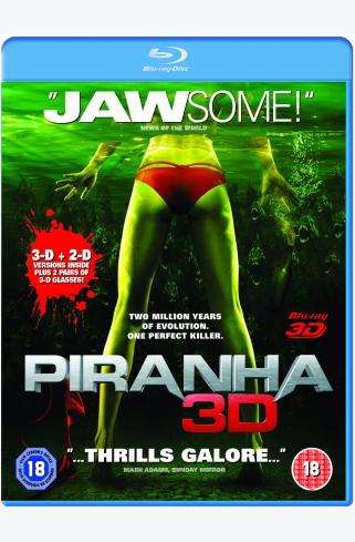 Piranha 3D (Blu-ray 3D) 2010 (Blu-ray) Brand New (Sealed) Limited Offer.