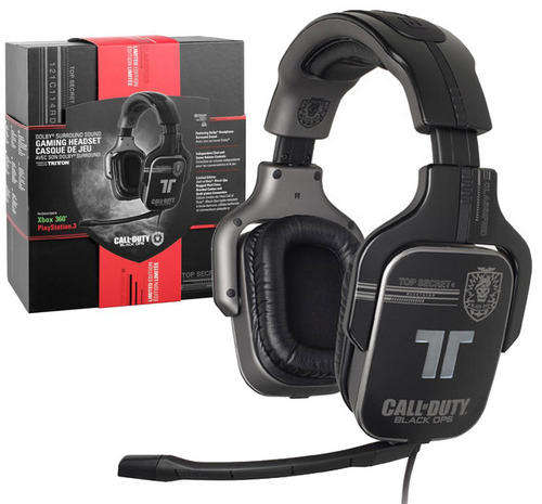 Official Call of Duty: Black Ops Tritton AX720: Pro Gaming Headset & Carry Case (PS3) New (Sealed)