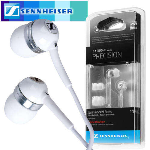Sennheiser CX 300-II Precision Noise Isolating Earphones (White): Brand New (Sealed) Limited Offer