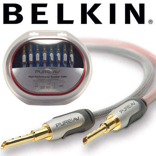 Belkin AV53001 Pure-AV Oxygen Free Speaker Cables/Wires: Special Offer 65% Off RRP