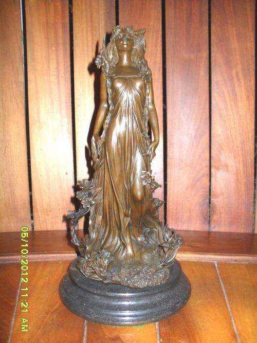 BRONZE NATURE GODDESS BY ALDO VITALEH
