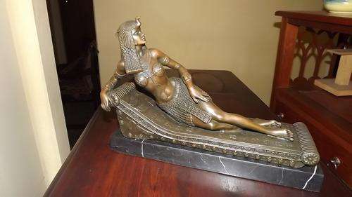 LOVELY EGYPTIAN BRONZE GODESS AFTER A. CANOVA