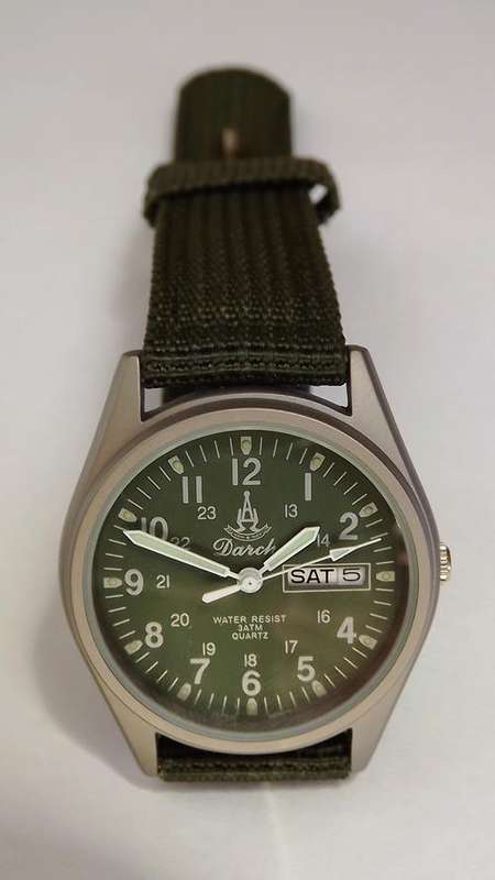 MENS  DAICH NIGHT VISION SPORTS WATCHES AVAILABLE IN GREEN AND BEIGE ALSO