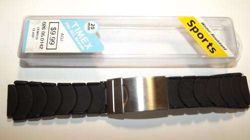 WATCH STRAP 20MM SPORTS RUBBER LINKS