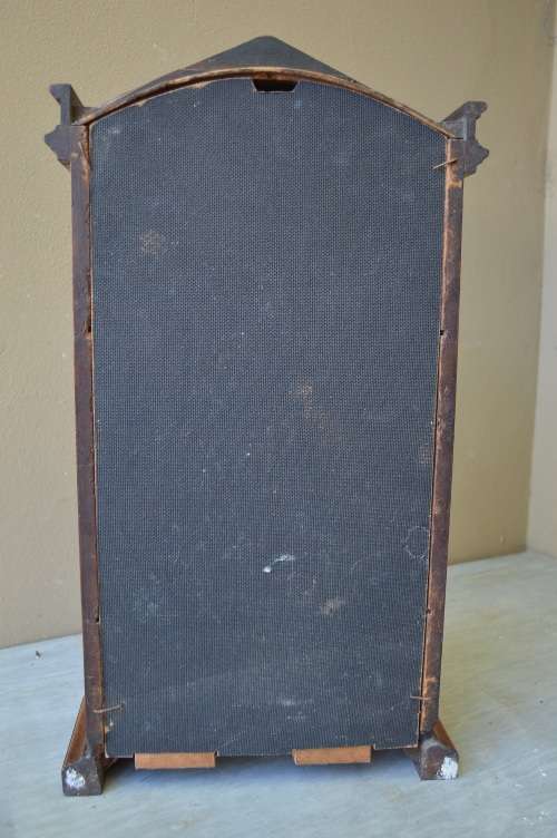 ANTIQUE ITHACA DOUBLE DIAL CALENDAR CLOCK