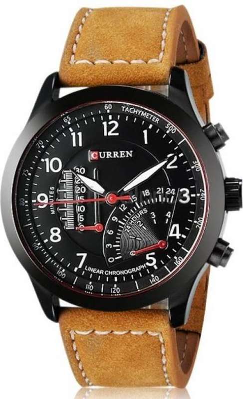 Curren Linear chronograph mens watch
