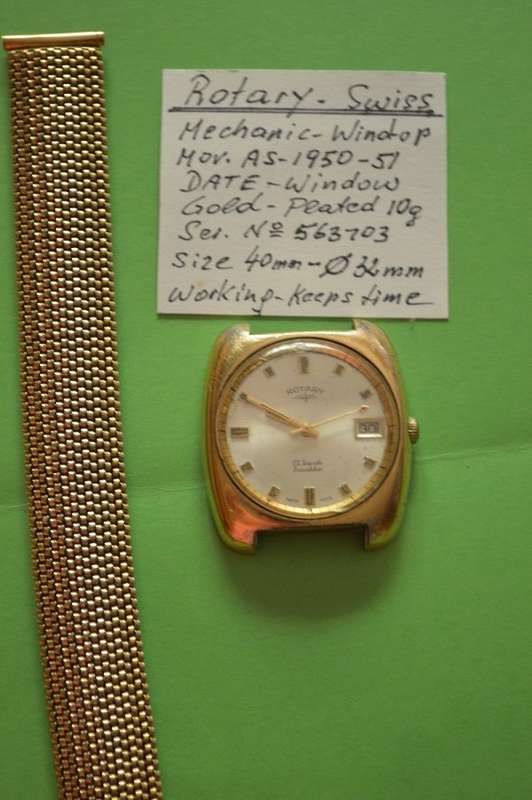 Rotary Swiss Mechanical watch with 2 straps $$$REDUCED$$$