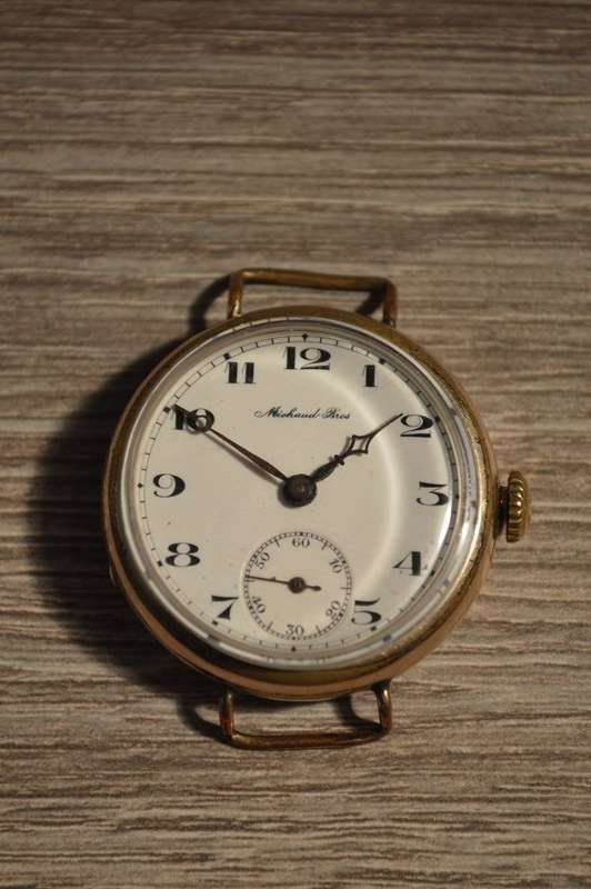 BUREN Michaud Bros swiss pocket watch/trench watch WW1
