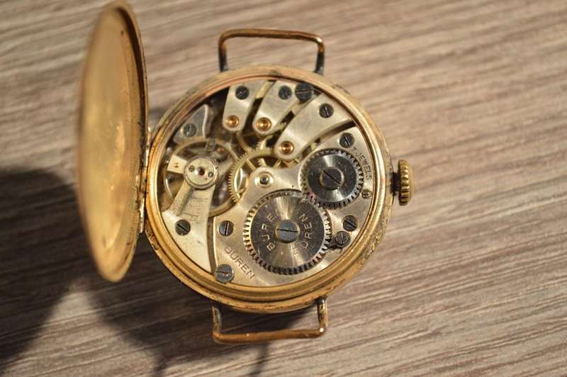 BUREN Michaud Bros swiss pocket watch/trench watch WW1