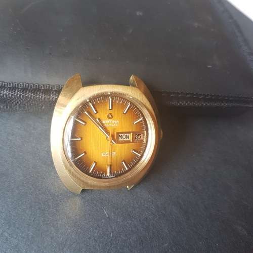 Lovely Certina Automatic DS-2 mens watch Turtle rear cover. Day&Date