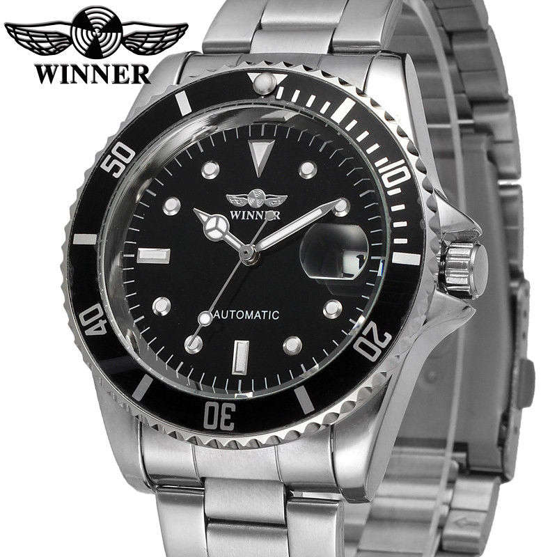 Large Men's automatic s/s watch