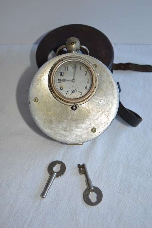 Very collectable night watchmans clock working