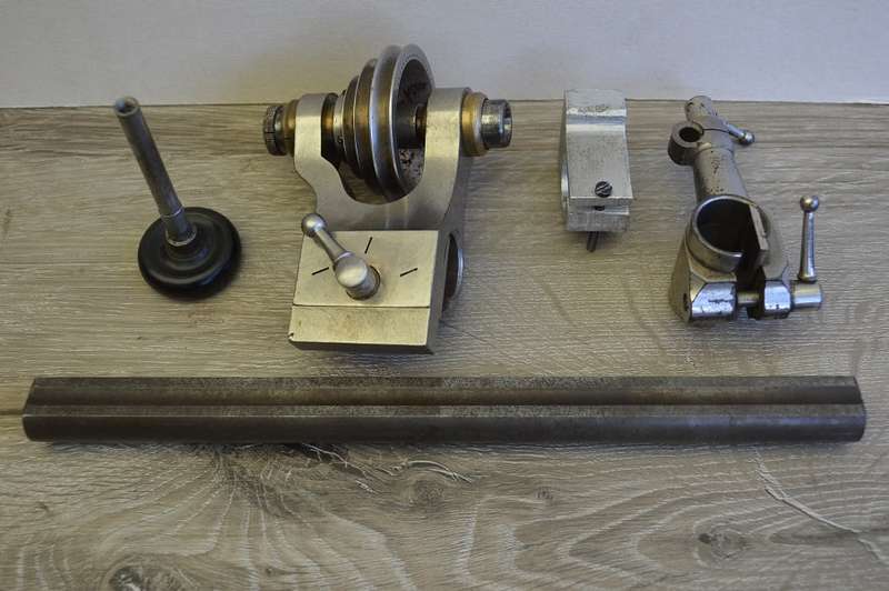 Watch makers lathe "Lorch" - 6mm incl acces. and elect. motor