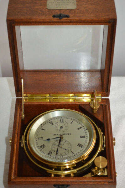 Thomas Mercer Marine Chronometer "The world's Finest Chronometers" Investment piece