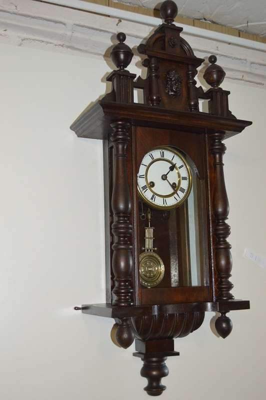 Junghans Regulator wall clock ca 1890