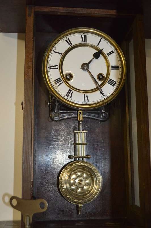 Junghans Regulator wall clock ca 1890