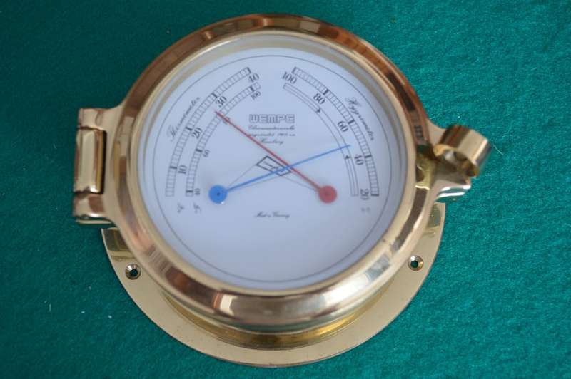 Wempe Chronometerwerke Nautik Naval Clock-Comfortmeter CW100003