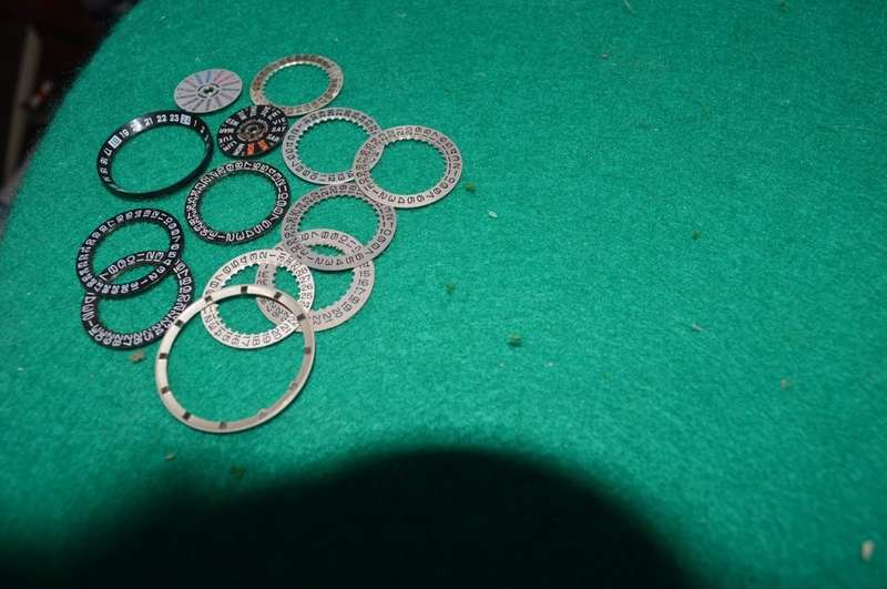 Usefull SEIKO spares date rings for the keen watchmaker and Seiko enthusiast