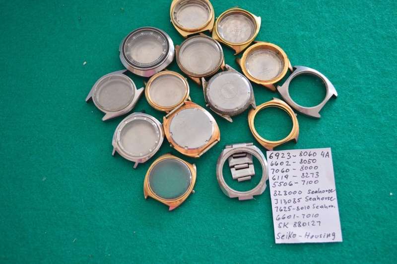 Usefull SEIKO housing spares some with glass