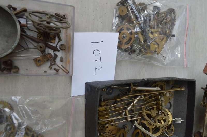 Clock spares lot 2