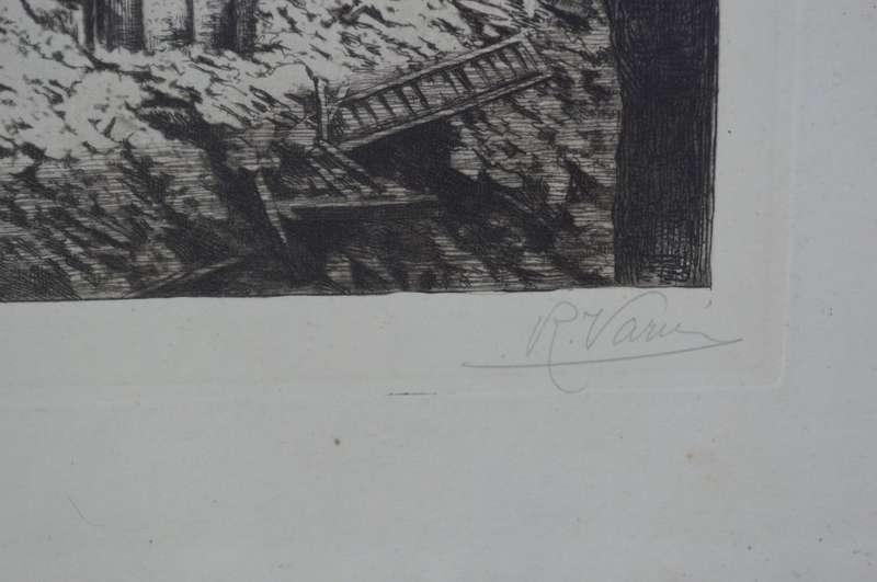 Raul Varin Reims en Ruines Notre dame cathedral 1865-1943