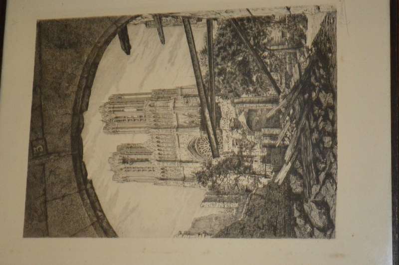 Raul Varin Reims en Ruines Notre dame cathedral 1865-1943