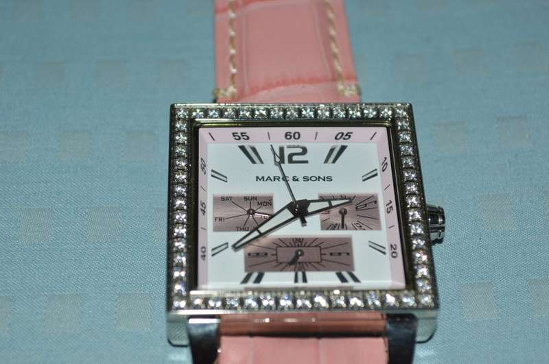 Lovely Marc and son pink ladies watch quartz- germany