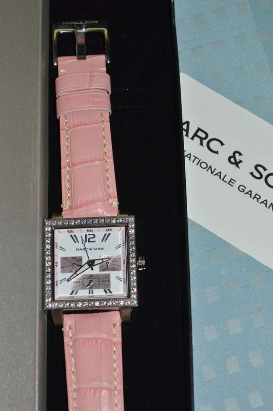 Lovely Marc and son pink ladies watch quartz- germany