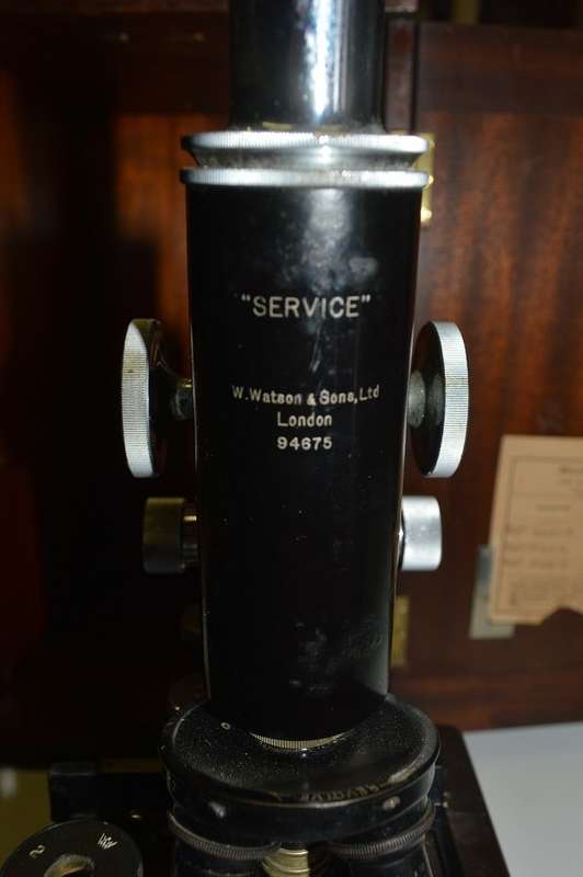 Vintage Watson and sons  brass Microscope