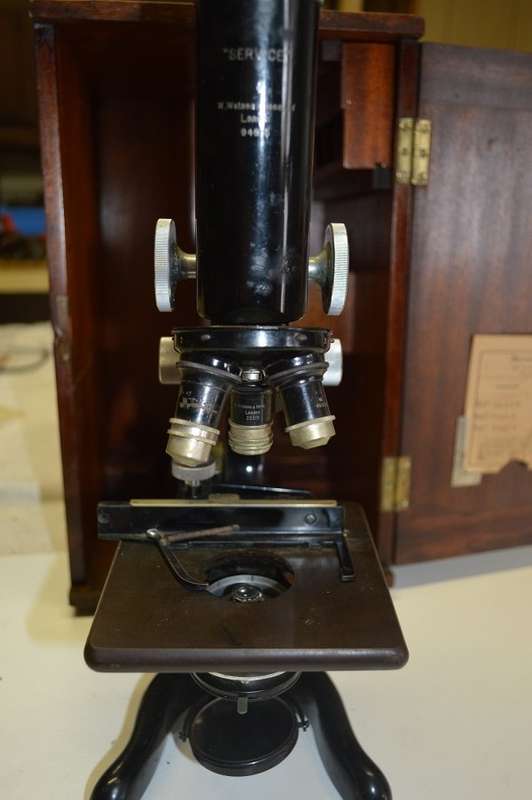 Vintage Watson and sons  brass Microscope