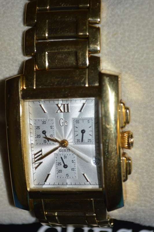 Large luxurious GUESS chronograph mens watch GC2000 new old stock