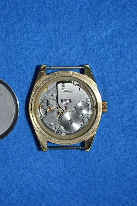 Vintage Delfin Edox Swiss mens watch