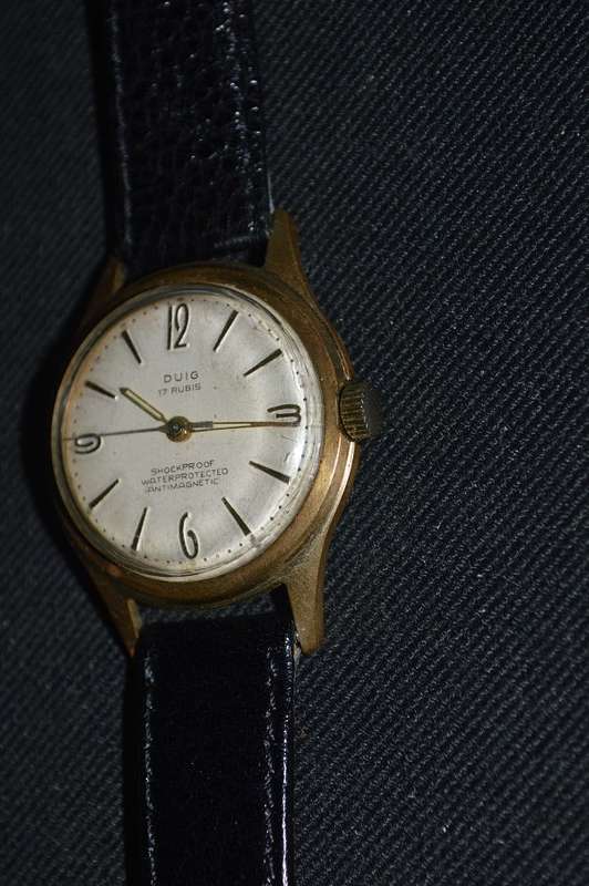 Gents 1950's collectors Swiss Duig Lorsa P62 17 Jewel