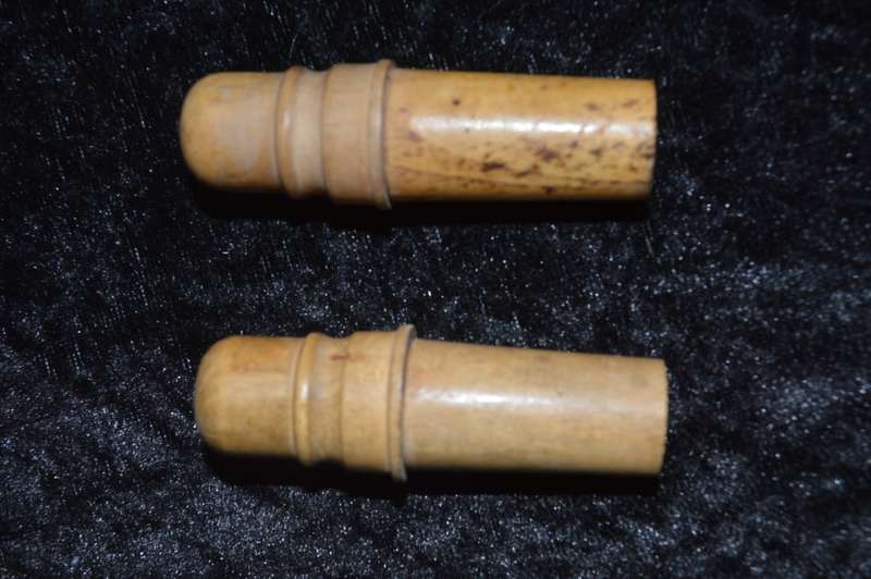 Antique light hous style wood and perfume/scent bottles