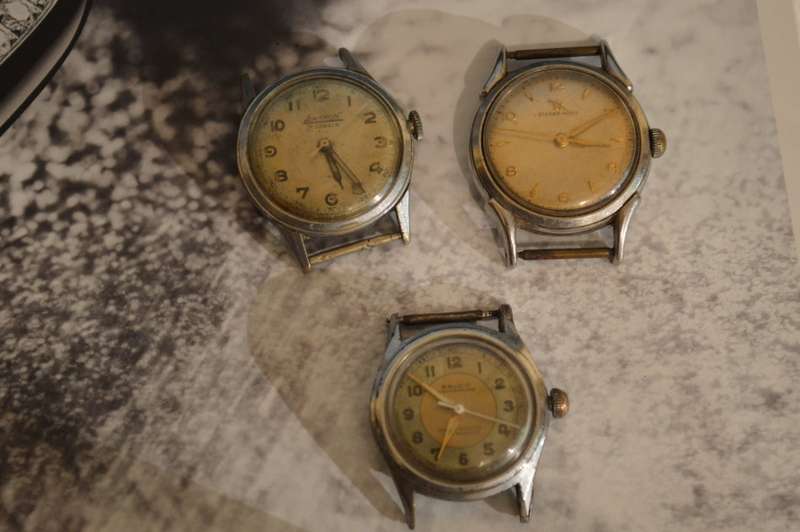 3 Vintage  watches ETERNA, LEKTRON, RALCO