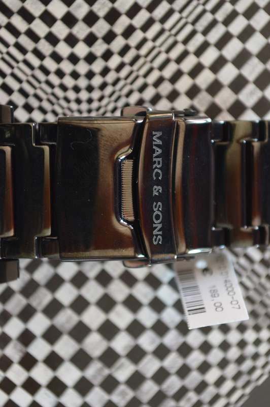 German Marc and Sons Men`s large Tachymeter chronograph  watch nos top Quality
