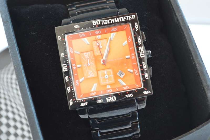 German Marc and Sons Men`s large Tachymeter chronograph  watch nos top Quality