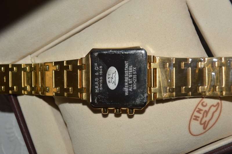 Haas and Cie SWISS chronograph and moonphase watch nos#WEEKEND SPECIAL