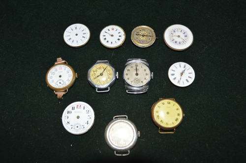 one lot of Buren x3 cyma Meda swiss and rexmonts watches for spares or repairs