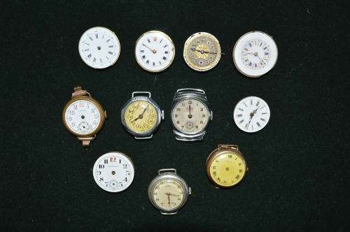 one lot of Buren x3 cyma Meda swiss and rexmonts watches for spares or repairs