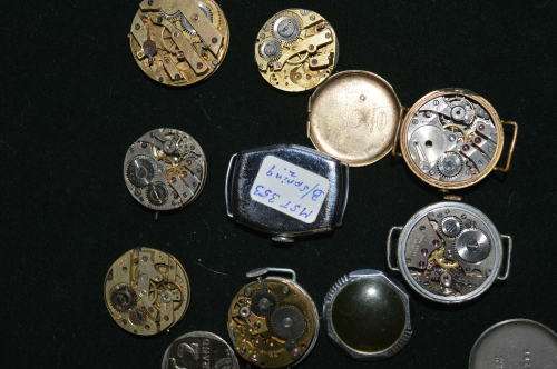 one lot of Buren x3 cyma Meda swiss and rexmonts watches for spares or repairs