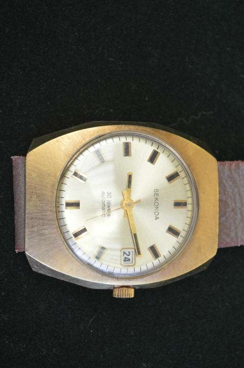 Lovely Sekonda (USSR) 30 Jewel mens art deco watch