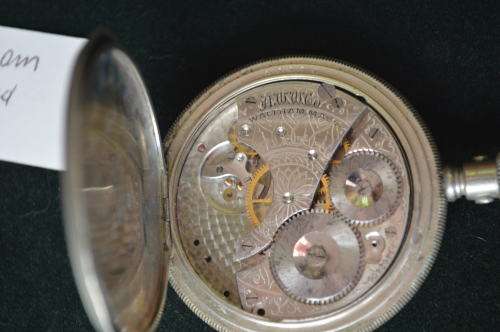 Waltham signed pocket watch with parts for repairs